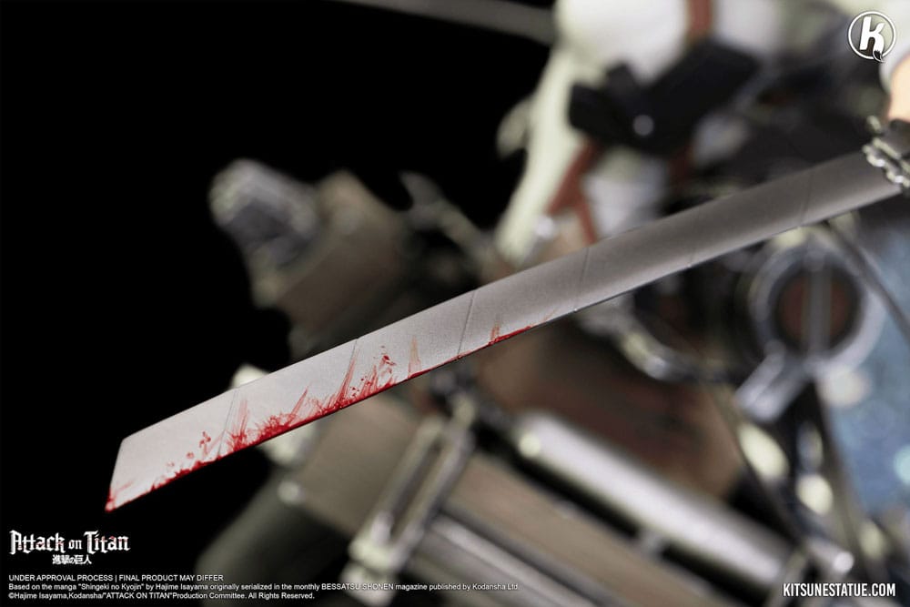 Attack on Titan Estatua 1/6 Mikasa Ackerman 39 cm   kit kitsune