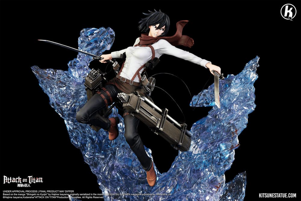 Attack on Titan Estatua 1/6 Mikasa Ackerman 39 cm   kit kitsune