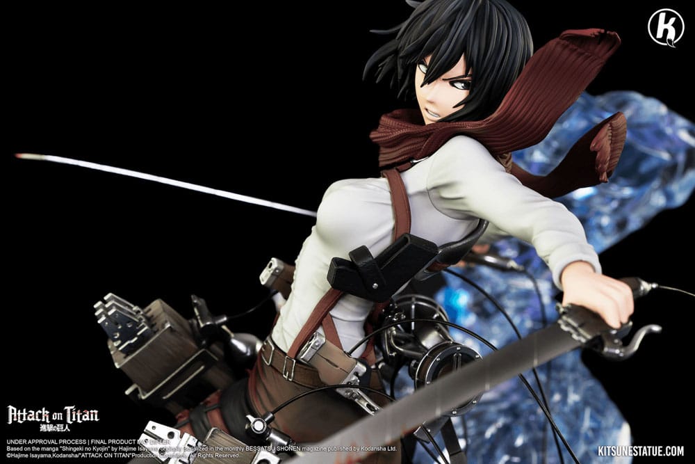 Attack on Titan Estatua 1/6 Mikasa Ackerman 39 cm   kit kitsune