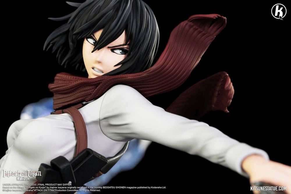 Attack on Titan Estatua 1/6 Mikasa Ackerman 39 cm   kit kitsune