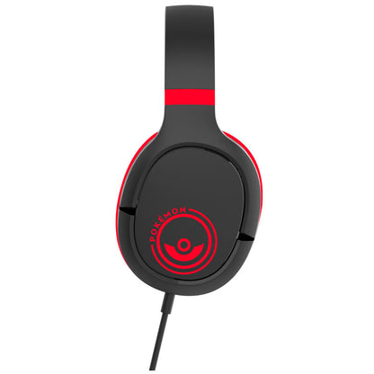 Auriculares gaming Pokeball Black and Red Pokemon   OTL TECHNOLOGIES