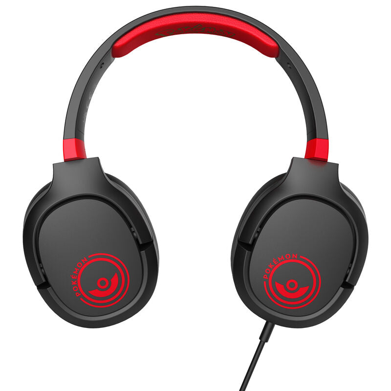 Auriculares gaming Pokeball Black and Red Pokemon   OTL TECHNOLOGIES
