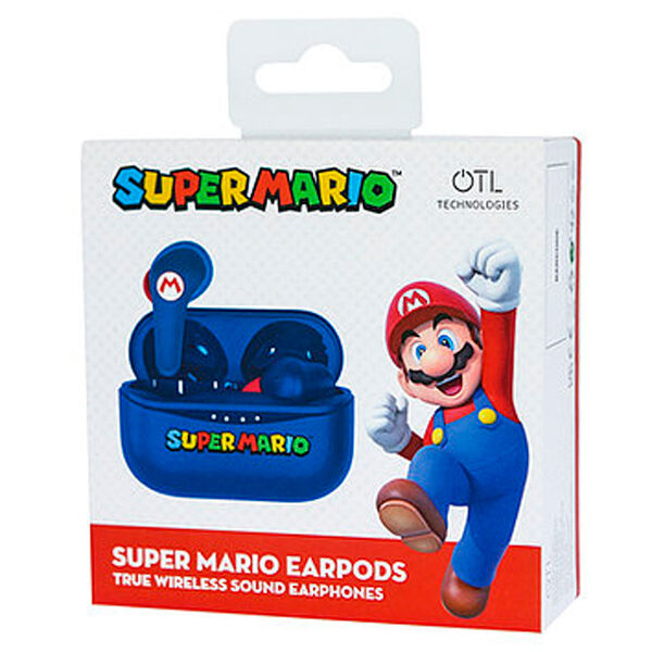 Auriculares inalambricos Blue Super Mario Nintendo   OTL TECHNOLOGIES