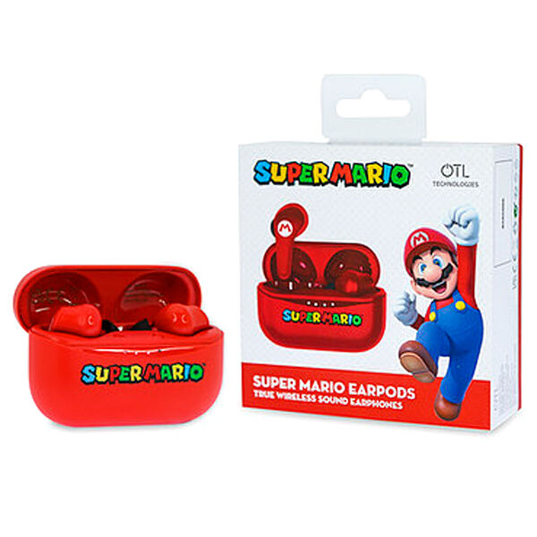 Auriculares inalambricos Red Super Mario Nintendo   OTL TECHNOLOGIES