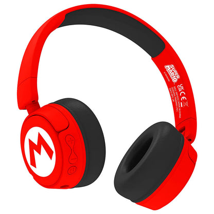 Auriculares inalambricos infantiles Logo Super Mario Bros   OTL TECHNOLOGIES