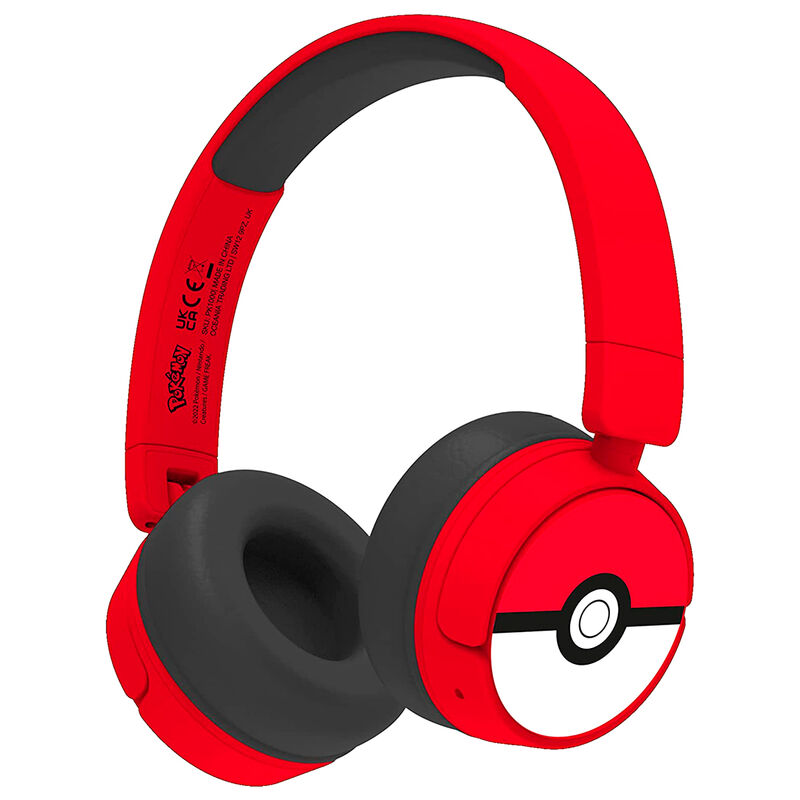 Auriculares inalambricos infantiles Pokeball Pokemon   OTL TECHNOLOGIES
