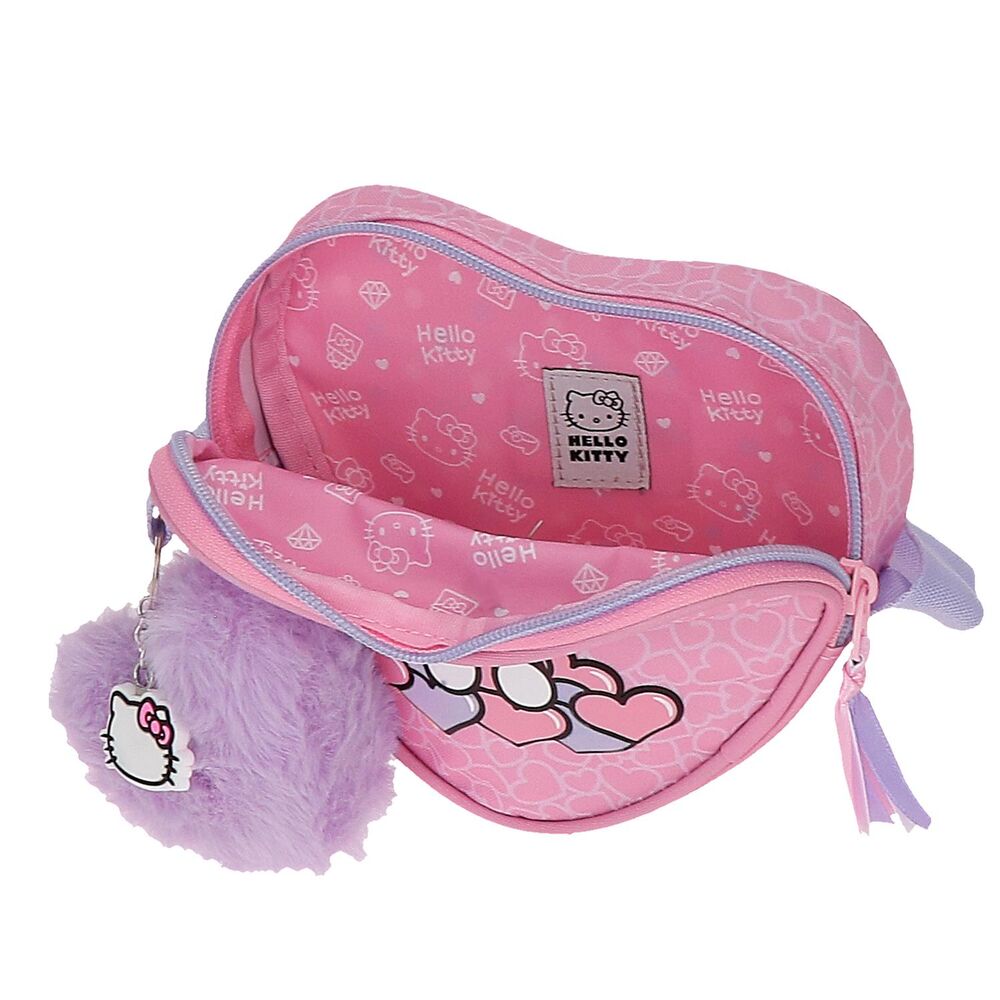 Bandolera Hearts &#38; Dots Hello Kitty   JOUMMA BAGS