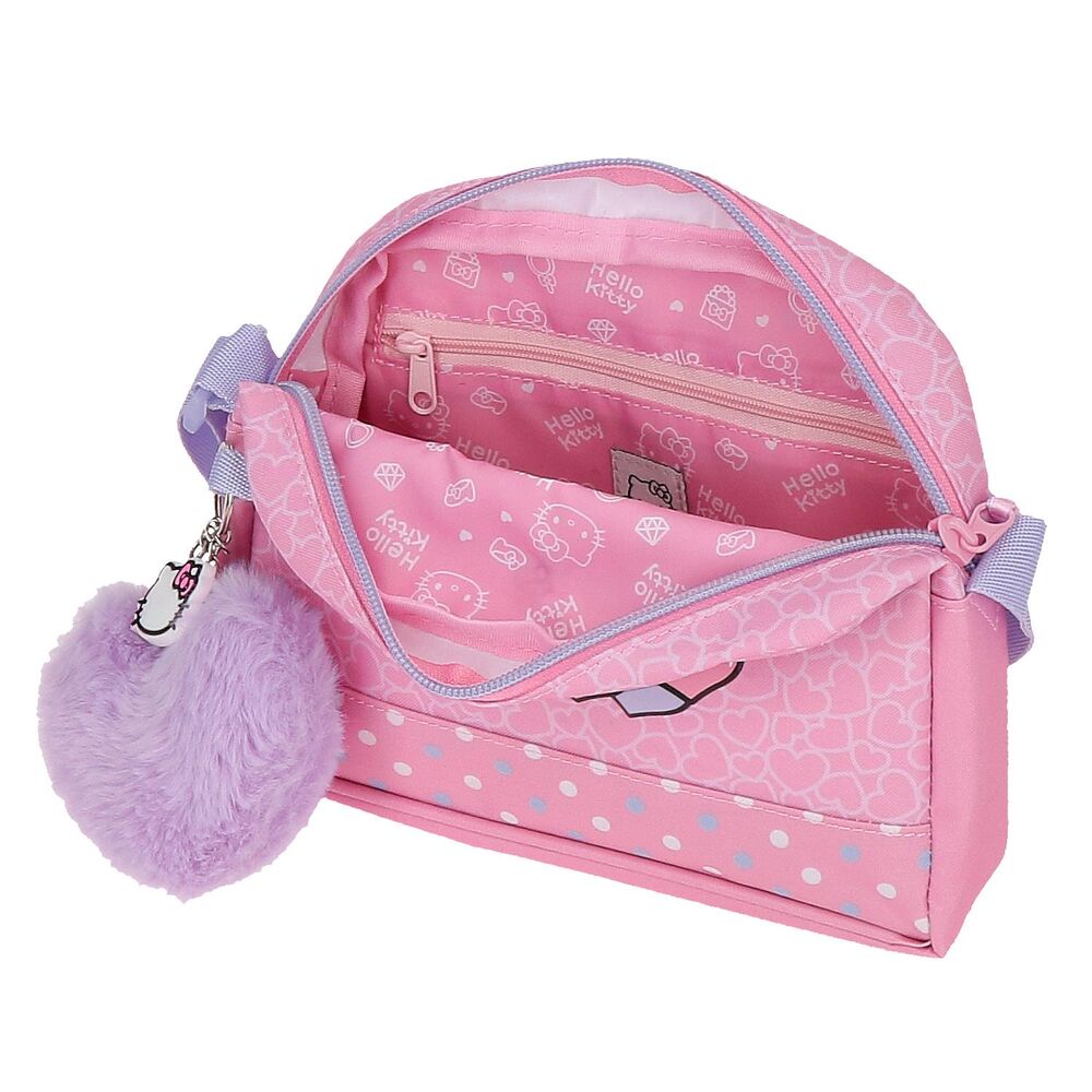Bandolera Hearts &#38; Dots Hello Kitty   JOUMMA BAGS