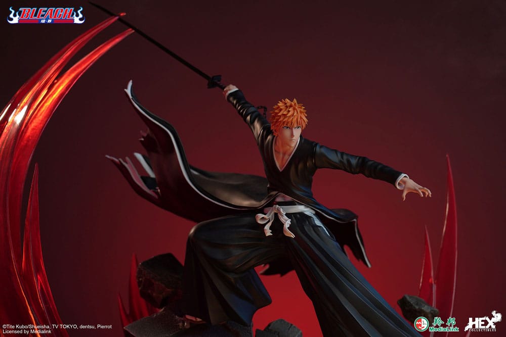 Bleach Estatua 1/6 Elite Dynamic Ichigo Kurosaki 51 cm  