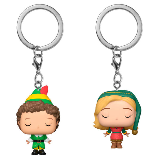 Blister 2 Llaveros Pocket POP Elf Buddy & Jovie  
