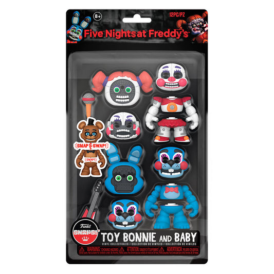 Blister 2 figuras Snaps! Five Nights at Freddys Toy Bonnie and Baby  