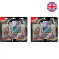 Blister 3 Sobres Refuerzo cartas Fuegos Fantasmales Pokemon ingles surtido   Pokémon TCG