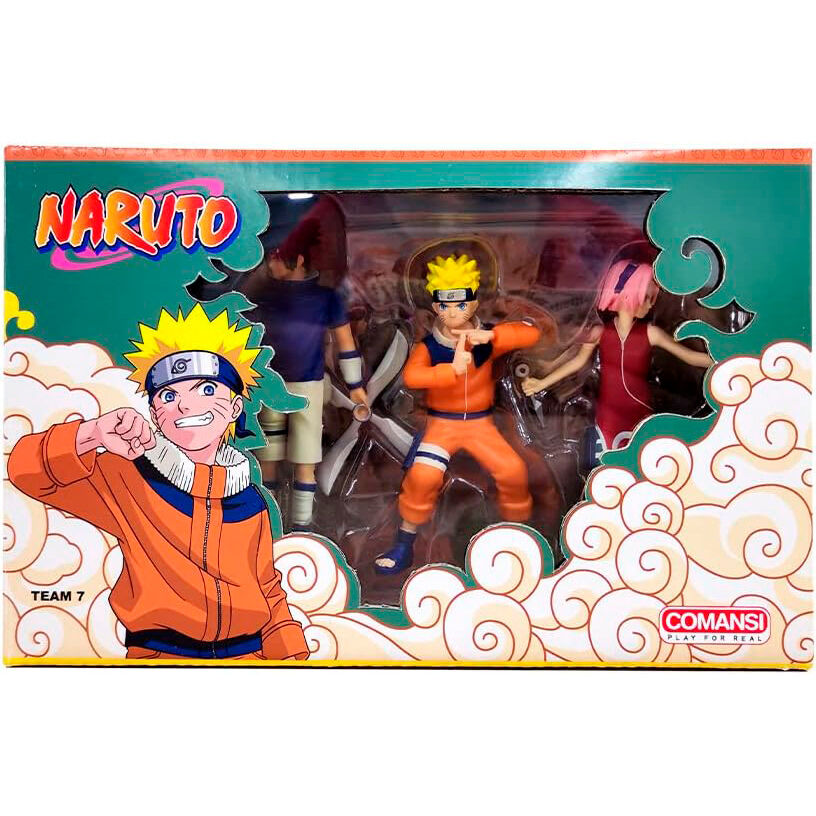 Blister 3 figuras Naruto Shippuden   COMANSI