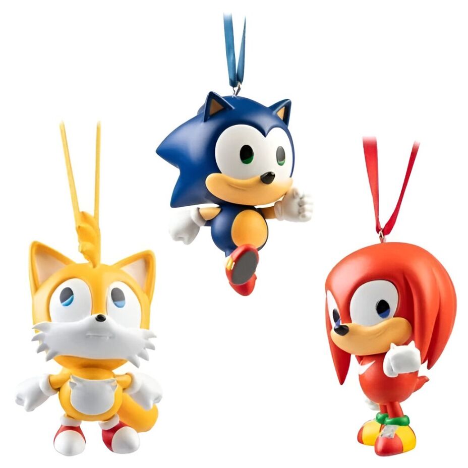 Blister 3 figuritas Sonic the Hedgehog   ERIK
