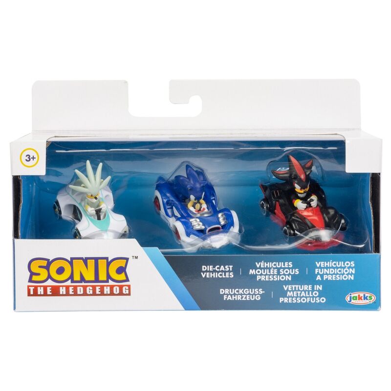 Blister 3 vehiculos Sonic the Hedgehog   JAKKS PACIFIC