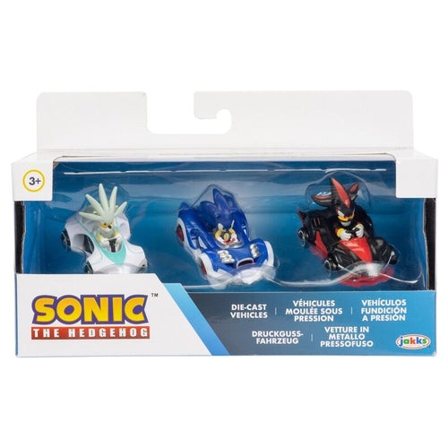 Blister 3 vehiculos Sonic the Hedgehog   JAKKS PACIFIC