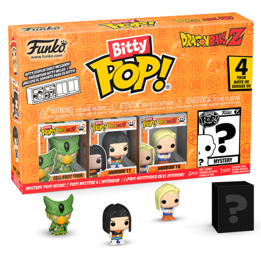 Blister 4 figuras Bitty POP Dragon Ball Z Cell  