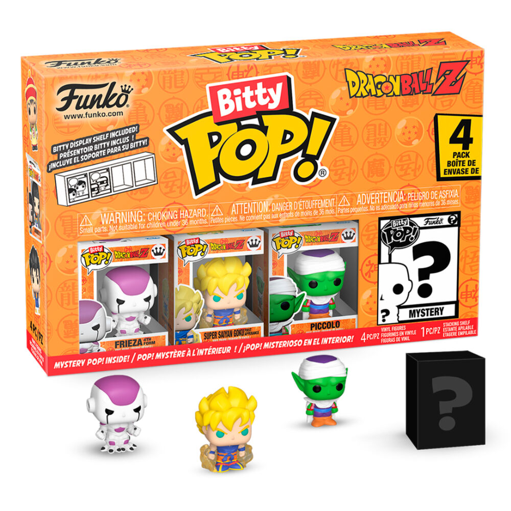 Blister 4 figuras Bitty POP Dragon Ball Z Frieza  