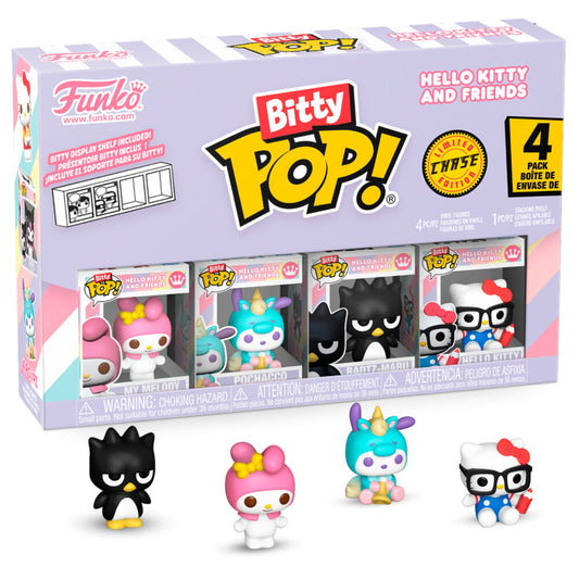 Blister 4 figuras Bitty POP Hello Kitty and Friends My Melody  