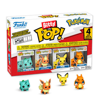 Blister 4 figuras Bitty POP Pokemon Bulbasaur   FUNKO