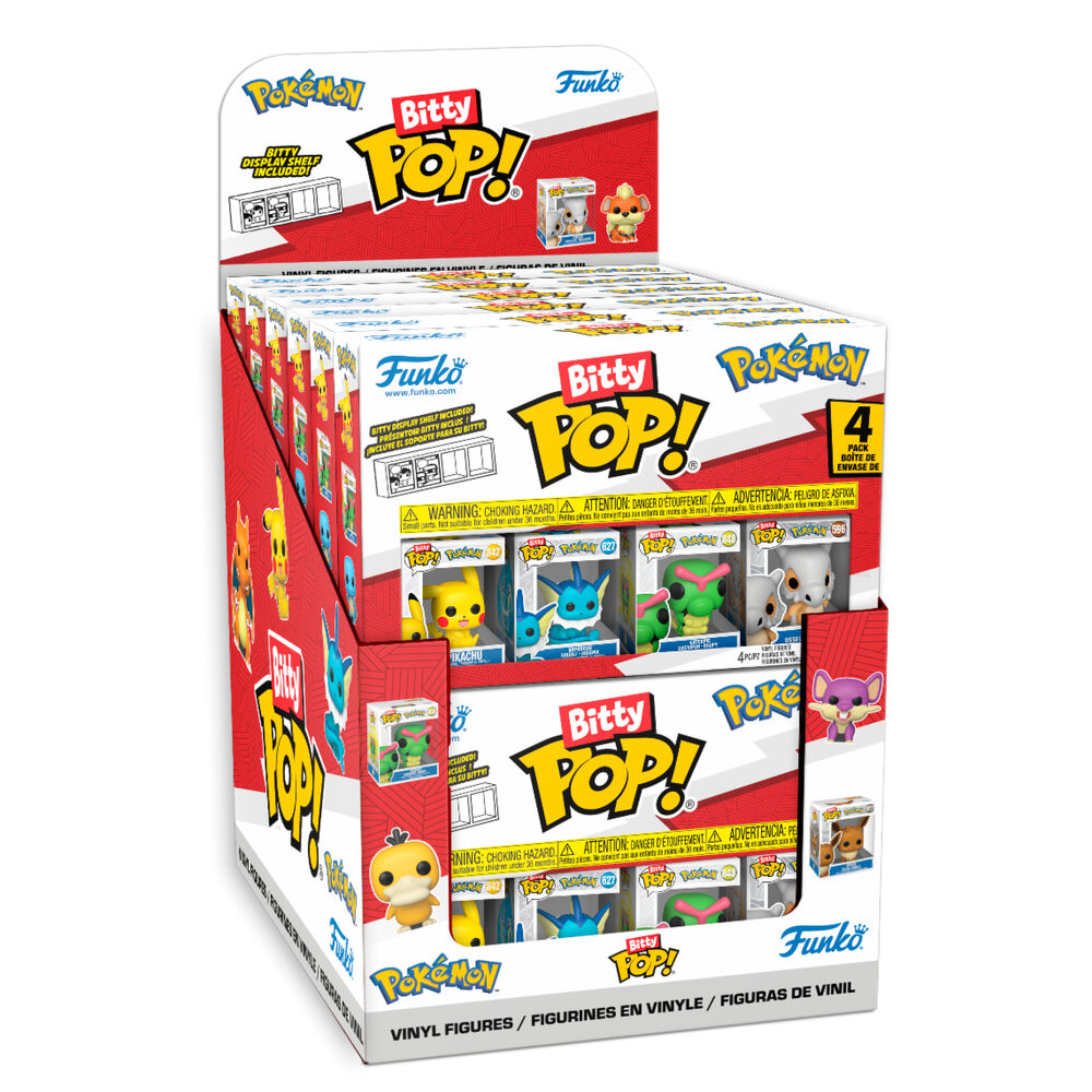 Blister 4 figuras Bitty POP Pokemon surtido   FUNKO