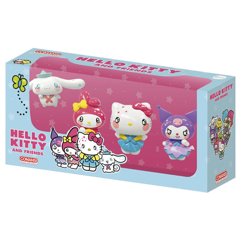 Blister 4 figuras Hello Kitty Friends   COMANSI