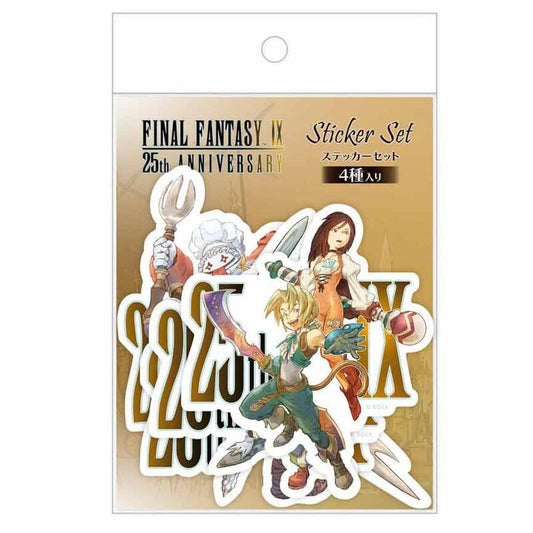 Blister 4 pegatinas Final Fantasy IX  