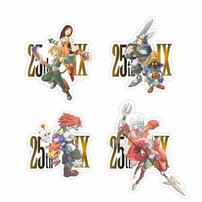 Blister 4 pegatinas Final Fantasy IX  