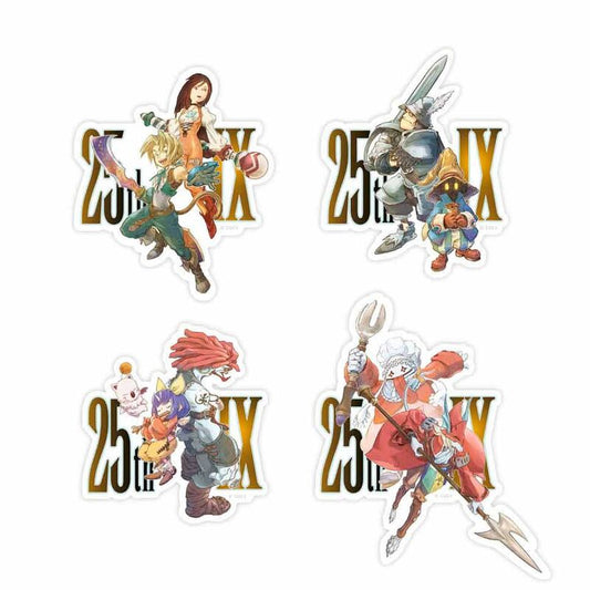 Blister 4 pegatinas Final Fantasy IX  