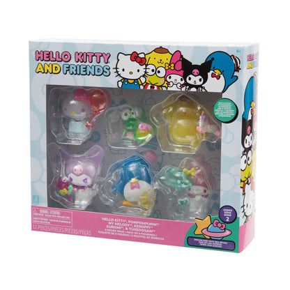 Blister 6 figuras Hello Kitty 5cm   FAMOSA