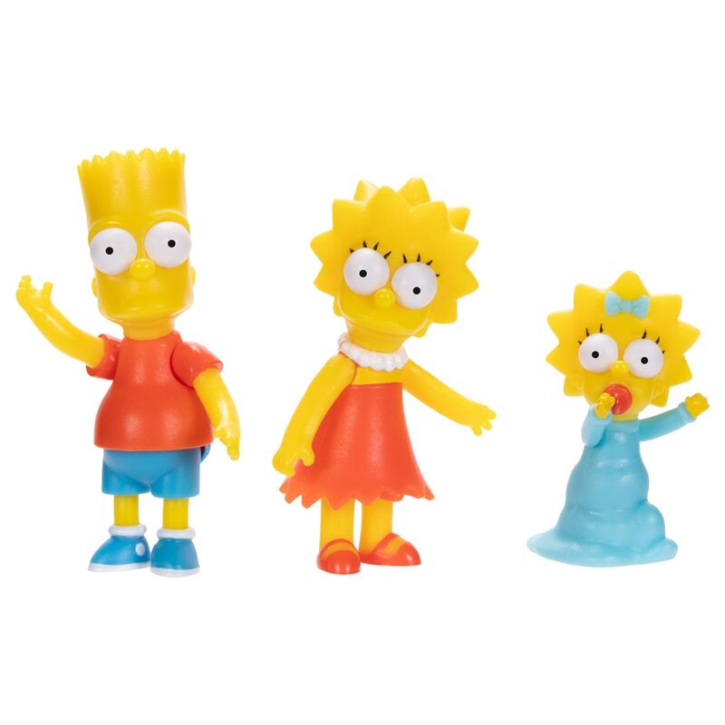 Blister 7 figuras Famila Los Simpsons 6cm   JAKKS PACIFIC