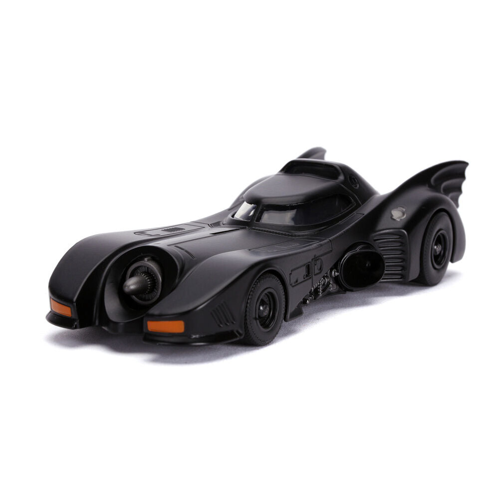 Blister Figura Batman + Coche Batmovil 1989 Metal DC Comics   JADA TOYS