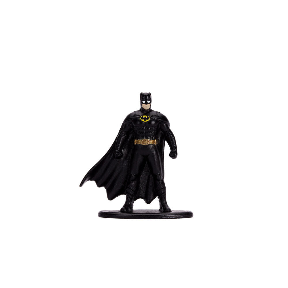 Blister Figura Batman + Coche Batmovil 1989 Metal DC Comics   JADA TOYS