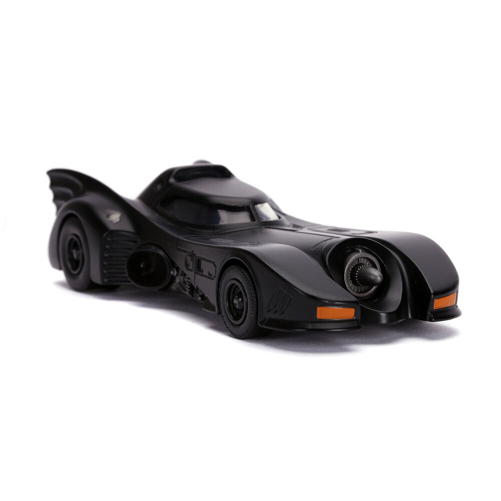 Blister Figura Batman + Coche Batmovil 1989 Metal DC Comics   JADA TOYS