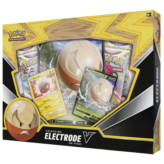 Blister Juego Cartas Coleccionables Electrode Hisui V Pokemon españo
