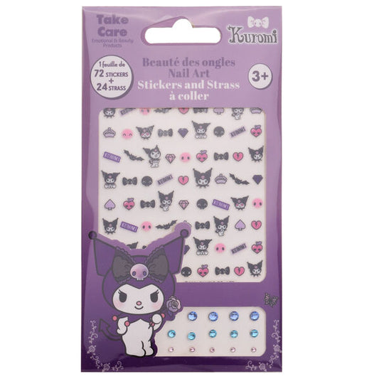 Blister Pegatinas Corporales Kuromi Hello Kitty  