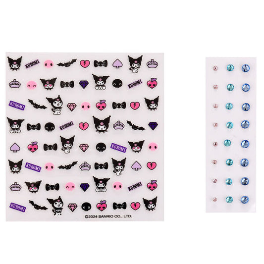 Blister Pegatinas Corporales Kuromi Hello Kitty  