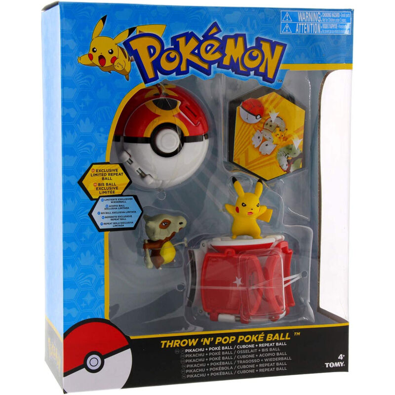 Blister Pokeball Pikachu + Cubone Pokemon   TOMY