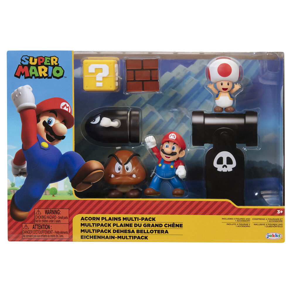 Blister diorama clasico Super Mario Nintendo   Jakks