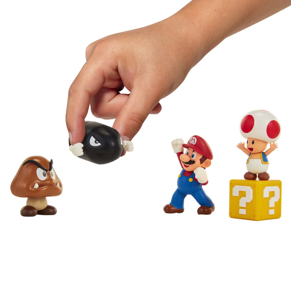 Blister diorama clasico Super Mario Nintendo   Jakks