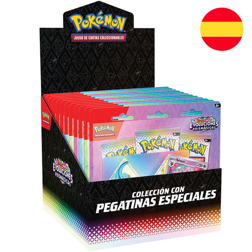 Blister juego cartas coleccionables Tech Sticker Collection Evoluciones Prismaticas Pokemon español surtido   Pokémon TCG