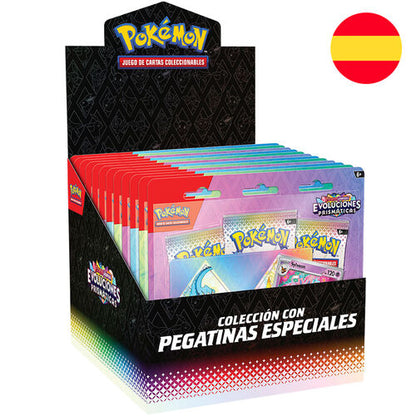 Blister juego cartas coleccionables Tech Sticker Collection Evoluciones Prismaticas Pokemon español surtido   Pokémon TCG