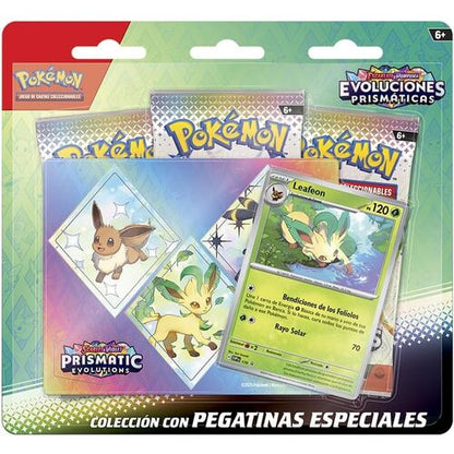 Blister juego cartas coleccionables Tech Sticker Collection Evoluciones Prismaticas Pokemon español surtido   Pokémon TCG