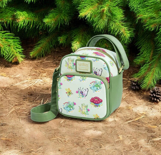 Bolso Bandolera Pokémon tipo planta  