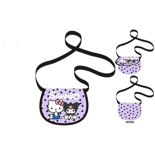 Bolso bandolera Kuromi & Hello Kitty   SANRIO