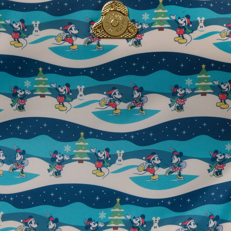 Bolso bandolera Mickey Holiday Disney Loungefly   LOUNGEFLY