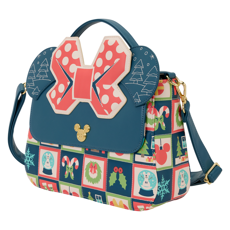 Bolso bandolera Mickey Holiday Disney Loungefly   LOUNGEFLY