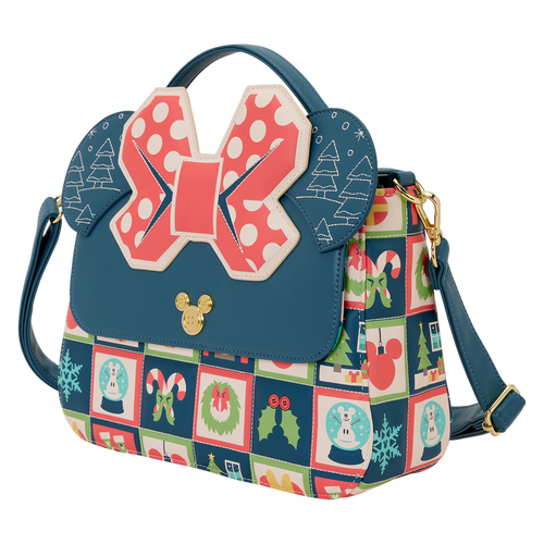 Bolso bandolera Mickey Holiday Disney Loungefly   LOUNGEFLY