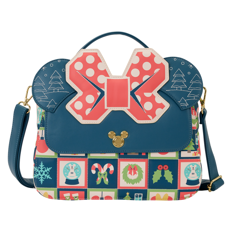 Bolso bandolera Mickey Holiday Disney Loungefly   LOUNGEFLY