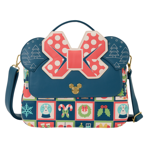 Bolso bandolera Mickey Holiday Disney Loungefly   LOUNGEFLY